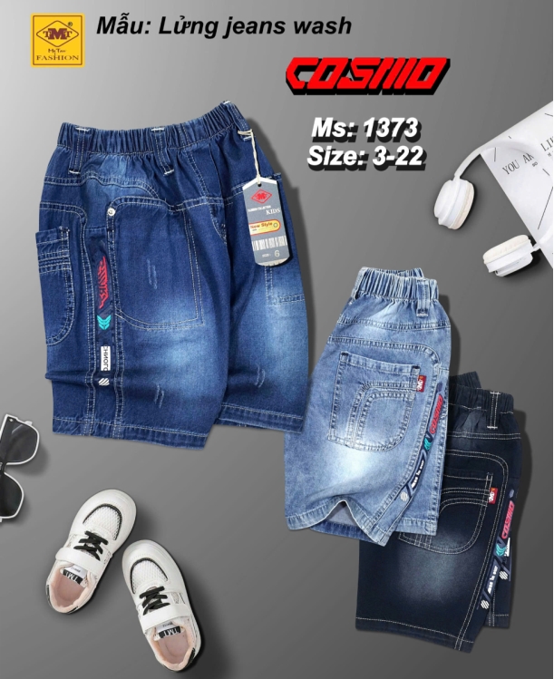 QUẦN LỬNG JEANS WASH - COSMO