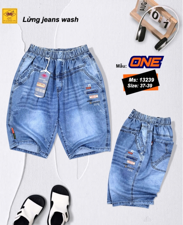QUẦN LỬNG JEANS WASH - ONE