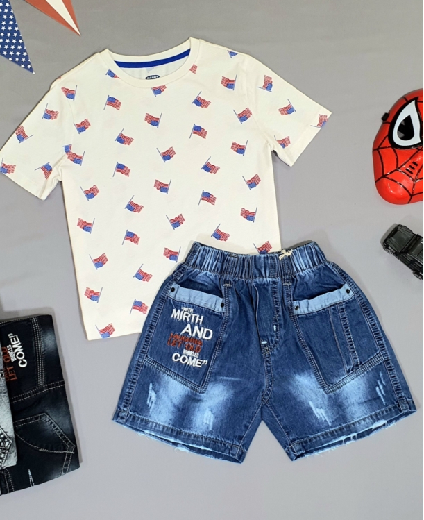 Quần short jean AND
