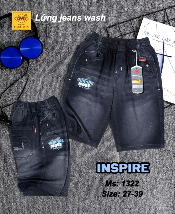 QUẦN LỬNG JEANS WASH - INSPIRE