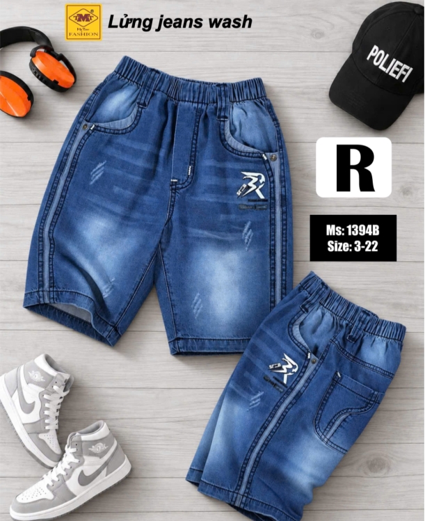 QUẦN LỬNG JEANS WASH - R