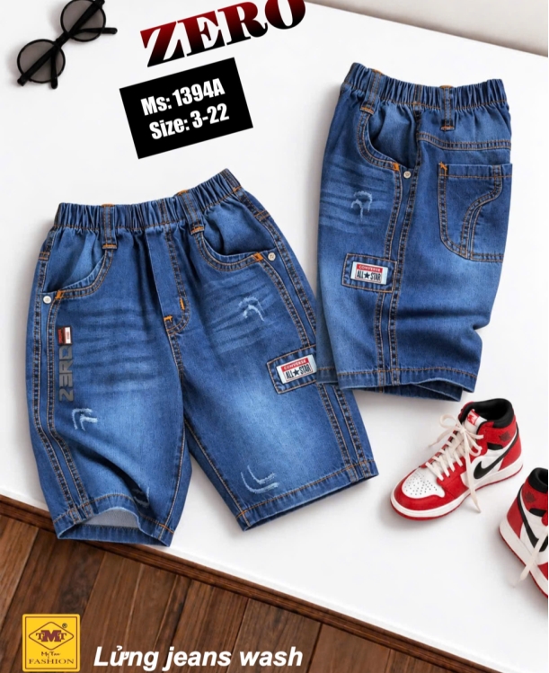 QUẦN LỬNG JEANS WASH - ZERO